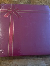Creative Memories 12 x 12 Foiled Album Cover  RUBY RIBBON  Cute for Holidays