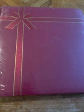 Creative Memories  12 x 12 Foiled Album Cover ~ RUBY RIBBON ~ Cute for Holidays