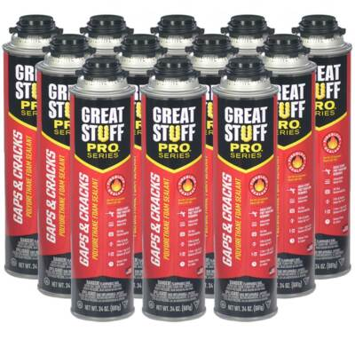 #ad Great Stuff PRO Gaps and Cracks 24 oz Cans Case of 12 Cans $160.49