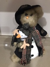 Adorable The Bearington Collection Snowman Bear