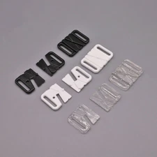 Clip Snap Plastic Hook Bra Strap Clasps fastener Swimwear Lingerie Buckle 18mm