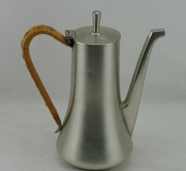 Penang Pewter 97 Heavy High Quality Coffee Pot Mid Century Modern MCM