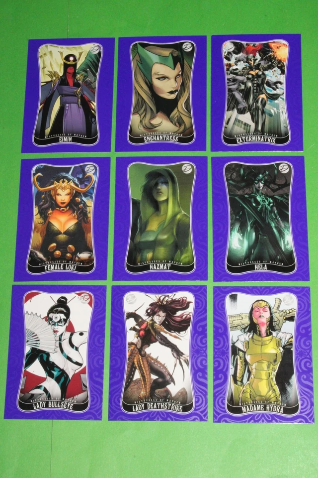 2014 DANGEROUS DIVAS WOMEN OF MARVEL SERIE 2 BASE 90 JUEGO DE CARTAS BLACK CAT ROGUE Foto 3 de 4