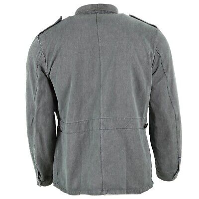 Genuine Swiss army work jacket denim military jacket grey Genuine Swiss army work jacket denim military jacket grey