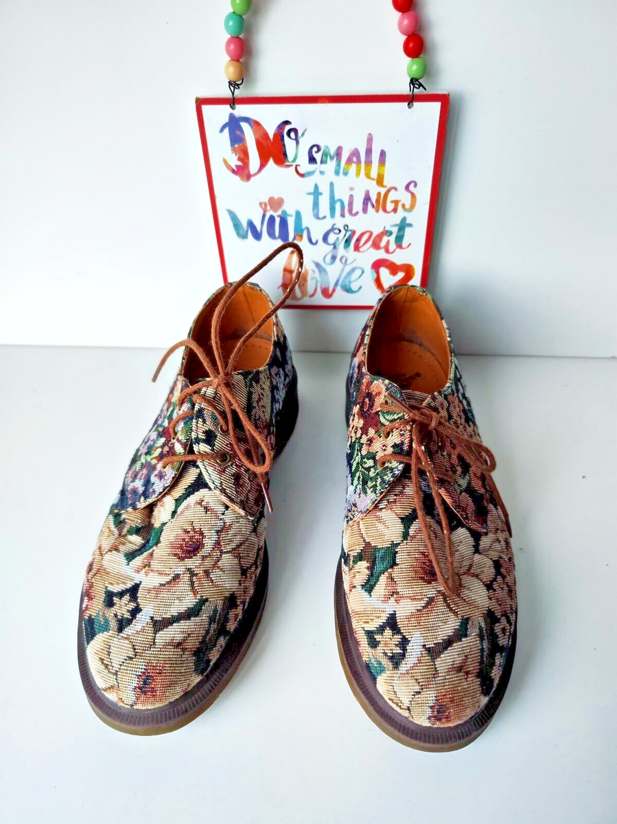 Dr. Martens 1461 Tapestry Shoes Dr Martens 1461 Tapestry Castel Fabric Floral Victorian  main image 2