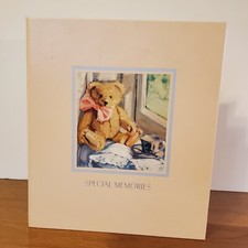 Hallmark Teddy Bear Special Memories Vintage Scrapbook Album Made in USA 11 x 13