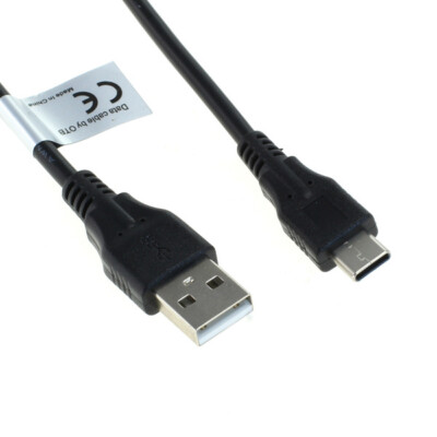Datenkabel USB C Stecker auf USB A Stecker 1m Ladekabel