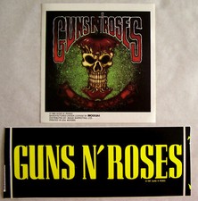 GUNS N ROSES 2 STICKER SET FROM EARLY 90's
