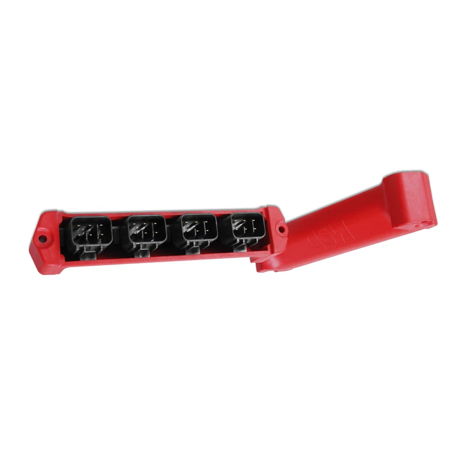 MSD Power Grid Controller System Four Connector CAN Bus Hub Red Universal #7740 - Image 2 of 4