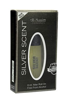 Al Nuaim SILVER SCENT Long Lasting Attar Alcohol Free 6ML