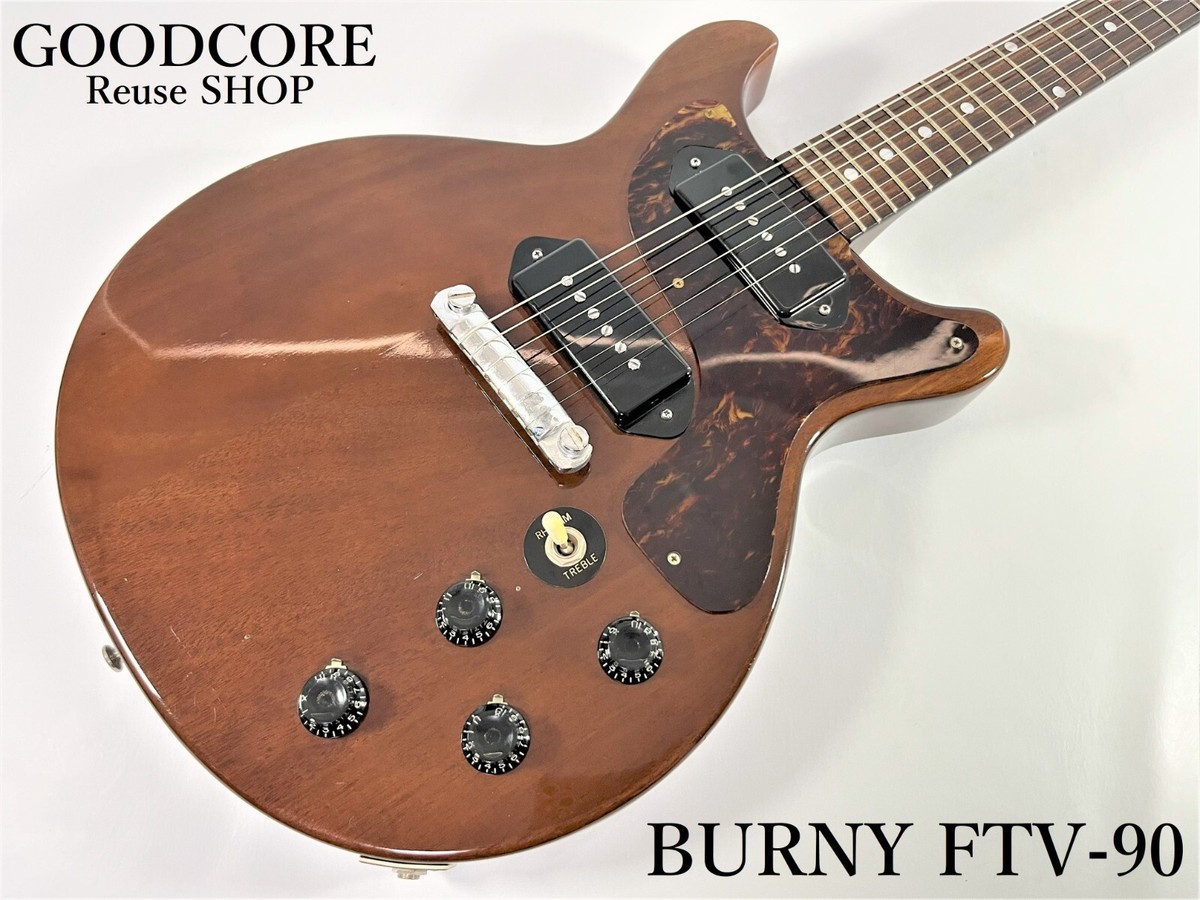 Burny FTV-90 Les Paul Junior Jr Type DC Mahogany Electric