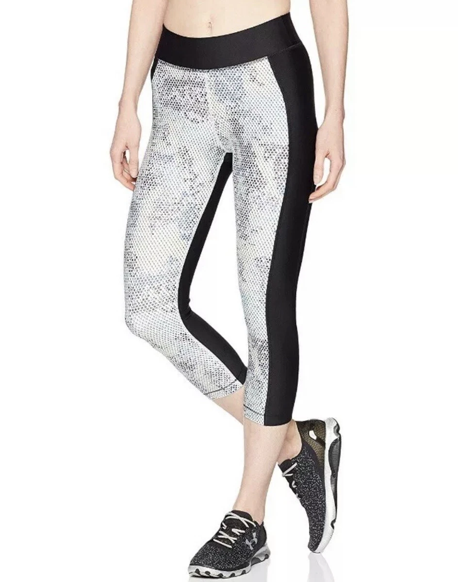 Under Armour HeatGear® Capri Leggings Compression 1310667-001 Womens Size XS