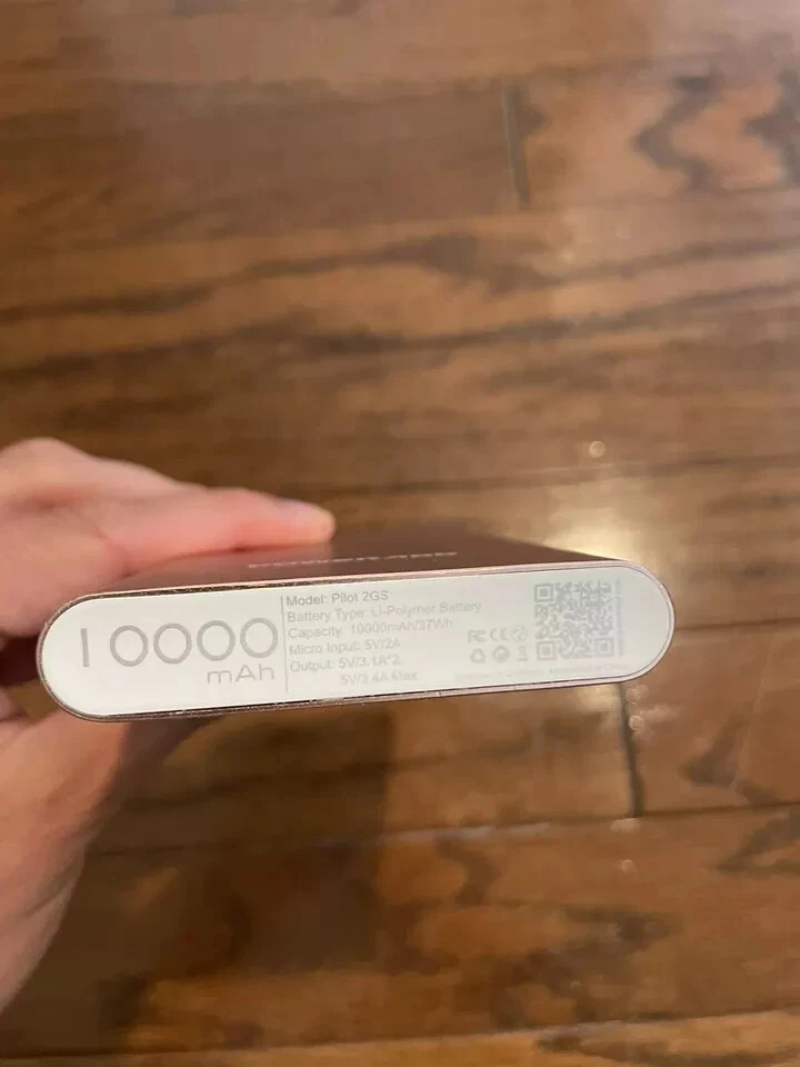 PowerAdd Pilot 2GS Batería Externa Móvil Alimentación 10000mAh Cargador USB SEMINUEVO Foto 3 de 3