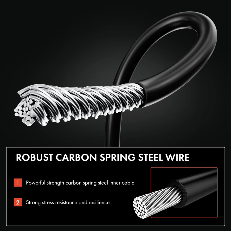 2x Cable de freno de estacionamiento trasero derecho y derecho para BMW E60 525i 525xi 530i 530xi 545i 550i Foto 2 de 4