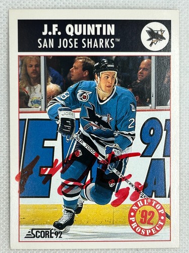 AUTOGRAPHED 1992-93 SCORE HOCKEY CARDS YOU SELECT - Picture 242 of 257