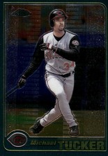 2001 Topps Chrome #546 Michael Tucker Cincinnati Reds Baseball Card