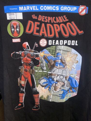 The Despicable Deadpool vs Cable T Shirt LARGE Am… - image 1