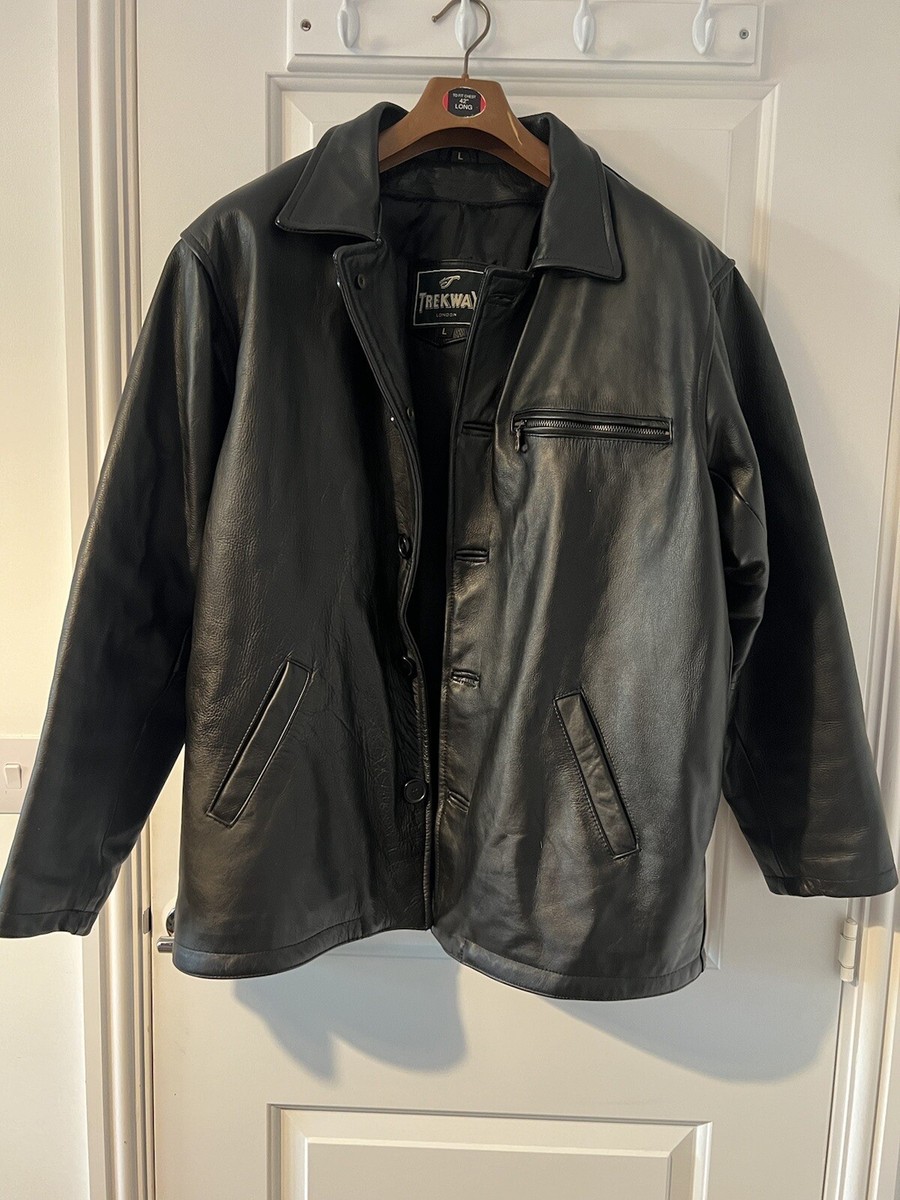 Trekway Vintage leather Jacket | eBay UK