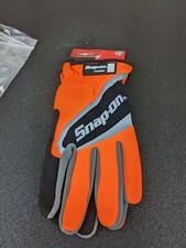 #bg875 Snap-on NEW Glove900xlo XL ORANGE Work Gloves. Touch Screen Compatible