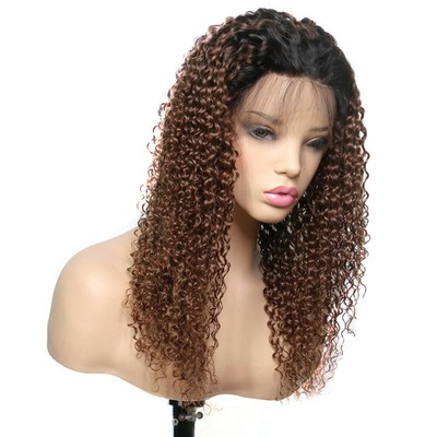 26 Brown Long Curly Loose Wavy Hair Wigs Silky Front Lace