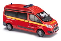Busch 52517 Ford Transit Custom Werkfeuerwehr Aurubis, H0 Modell 1:87