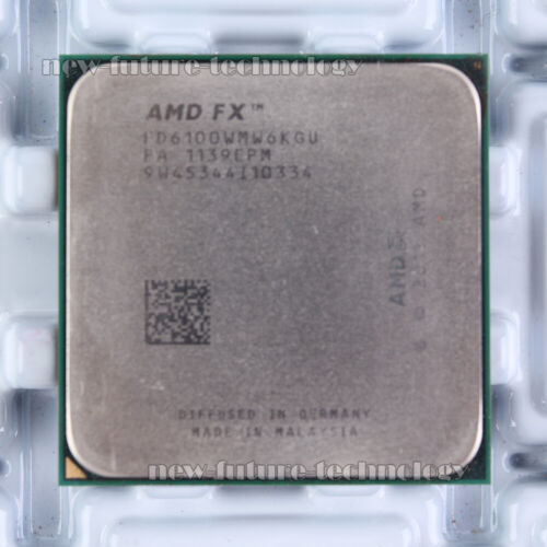 AMD FX-6100 CPU Core 3,3 GHz FD6100WMW6KGU Sockel AM3+ Prozessor 100 % Arbeit - Bild 1 von 4