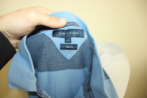 TOMMY HILFIGER HOMBRE SLIM FIT POLO camisa camisa HER CA talla S RAYAS - Imagen 4 de 4