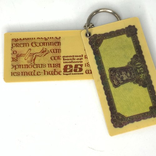 Central Bank of Ireland Keychain Currency Replicas Key Chain Multiple Denominat - Picture 11 of 14