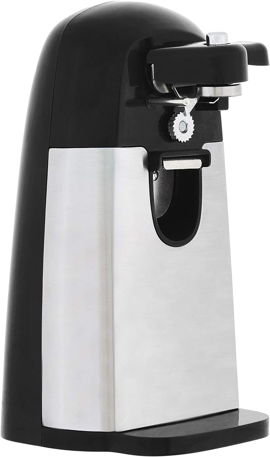 Electric Can Opener, Stainless Steel Blade, Automatic, Countertop, Black-image