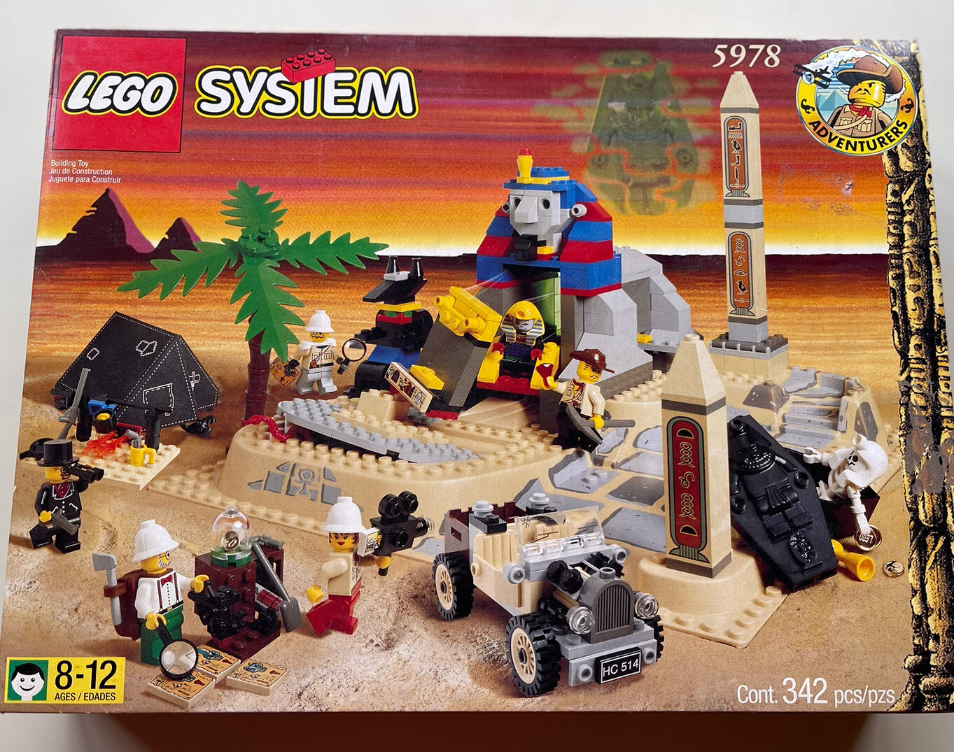 LEGO System Adventurers Sphinx Secret Surprise 5978 In 1998 New Retired NIB NOS