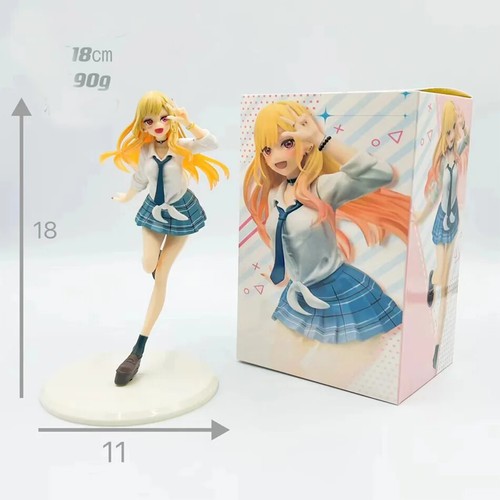 12 cm My Dress-Up Darling Anime Figure Black Cameriera Outfit Kitagawa Marin Action. - Foto 31 di 32