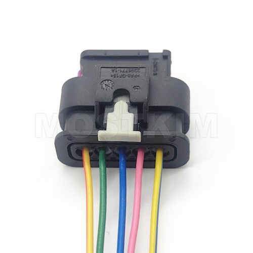 5-Pin MAF Mass Air Flow Sensor Connector Pigtail Fit For BMW 2006-2016 74-50082 - Foto 4 di 7