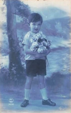 Old postcard fantasy, art photo - child (131081)
