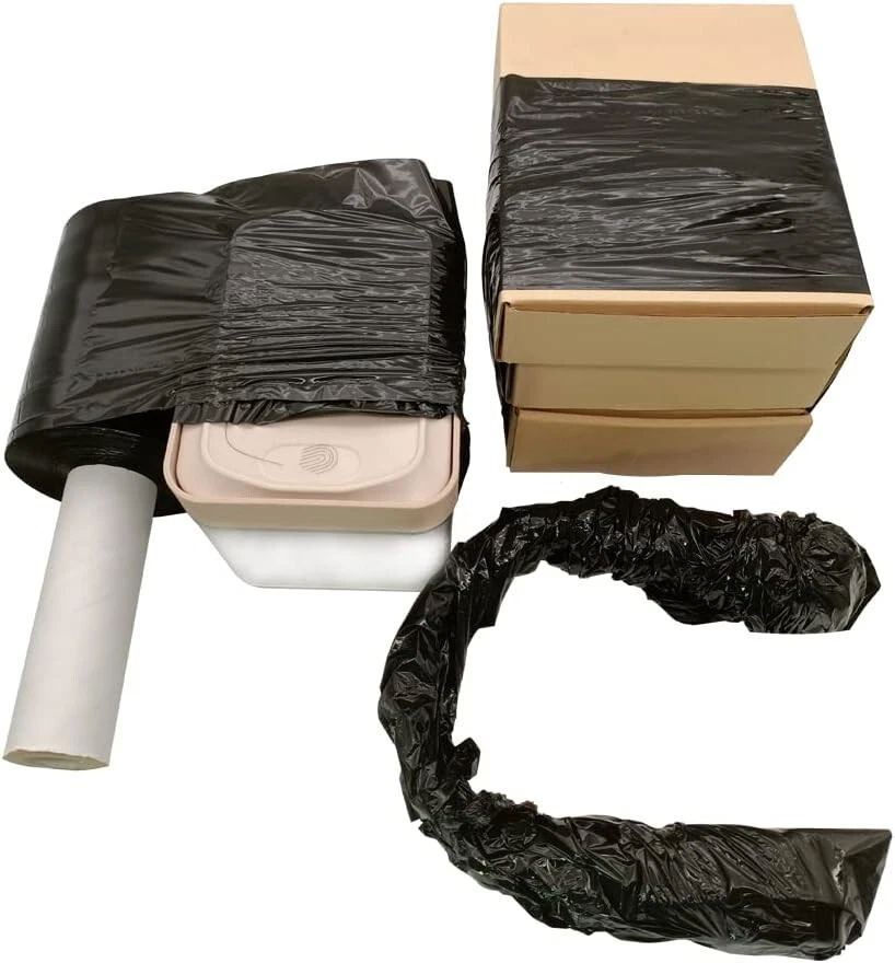 Black Shrink Wrap Stretch Film 3 Rolls 5"x1000 80 Gauge with handle - Image 4 of 4