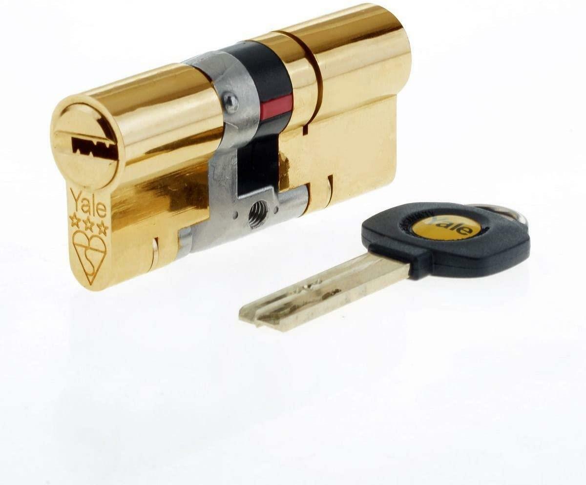 Фиксатор Yale Anti Snap 3 Sterne Doppelzylinder Hochsicherheit 35:45 80 мм Messing B-YS3-3545B