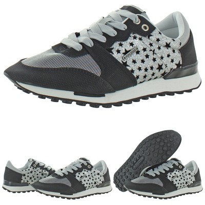 Pepe Jeans Women's Bimba Night Mesh Glitter Retro Fashion Running Sneaker |  eBay