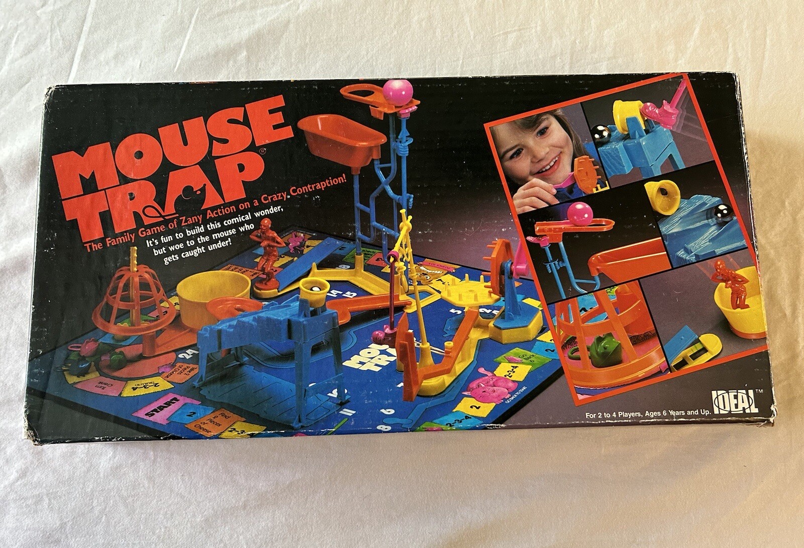 Vintage Mouse Trap Board Game Milton Bradley 1984 w/ box - no instructions