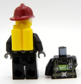 LEGO City Fire Minifigure CTY0343 With Extras 2013