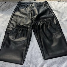 Fashion Nova Women's Leather Pants Size S New With Tags