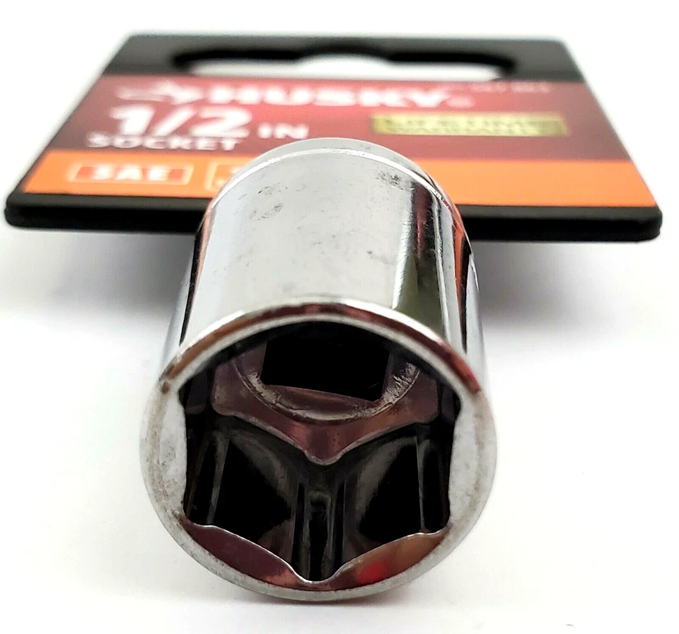 Husky 1/2" Socket for 1/4" Drive 6 Point SAE H4D6P12 - Image 2 of 4