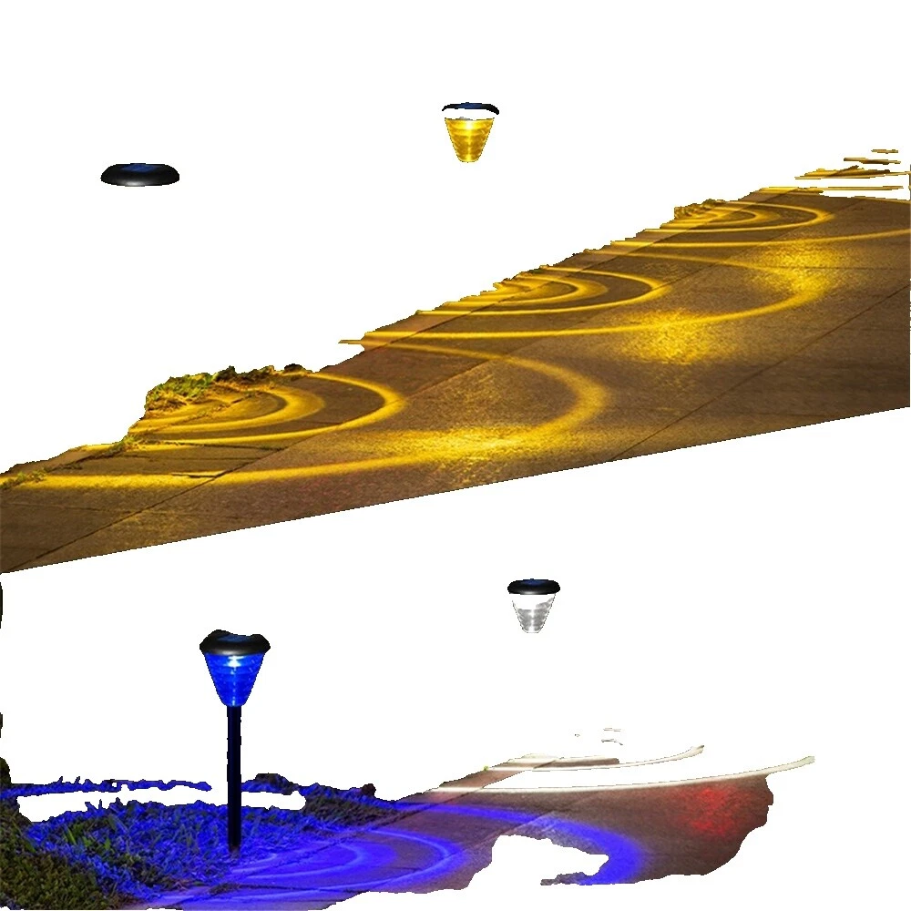 Las luces solares de paisaje RGB y pasarela