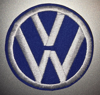 VW VOLKSWAGEN AUTOMOTIVE Embroidered Iron/Sew On Patch 3'' ROUND SHIPPED FROM USA