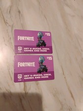 Fortnite Gift Card Lot Of 2 30