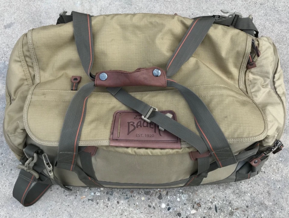 Спортивная сумка Eddie Bauer дорожный чемодан карман наплечный ремень ткань кордура 22x12 - Изображение 3 из 4