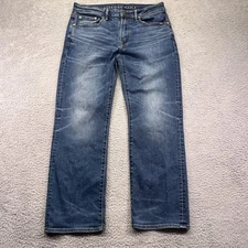 American Eagle Original Bootcut Jeans Mens 33x30 Stretch Medium Wash Denim