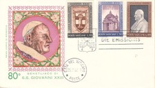 Vaticano 1961 FDC Genetliaco S.S. GIOVANNI XXIII.+2