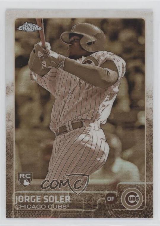 2015 Topps Chrome Sepia Refractor Jorge Soler #154 0j87