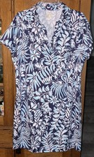 Lilly Pulitzer Downtime Jersey XXL Dress V Neck 88189 Blue Brand New