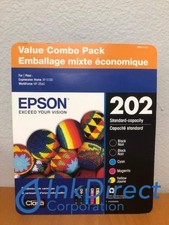 Genuine Epson T20215SVH T2021-5-SVH Epson 202 Black Cyan Magenta Yellow Ink Jet