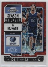 2023 Panini Contenders Optic Season Ticket International Red Prizm Ja Morant 7iu